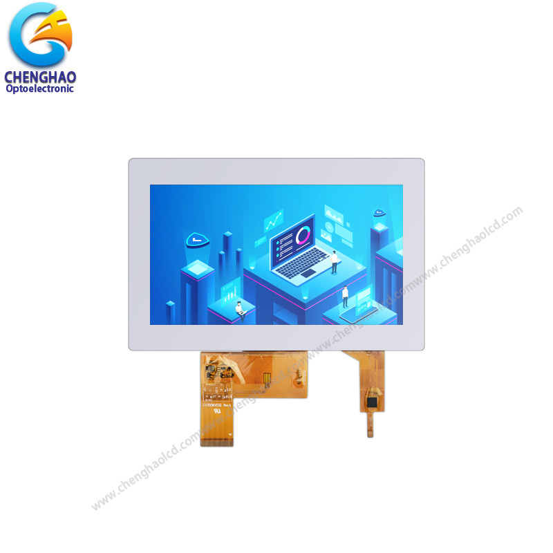 800*480 TFT LCD Capacitive Touchscreen 7 Inch With 40 Pin Rgb Interface