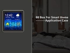 480x480 Effetto tutto in nero IPS TFT 4 pollici quadrato schermo LCD touch per Smart Home 86 Box