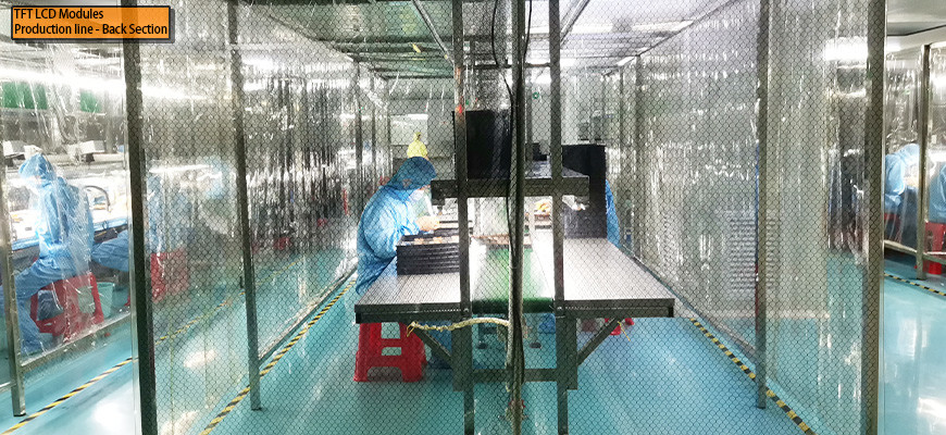 Linea di produzione di TFT LCD - sezione posteriore