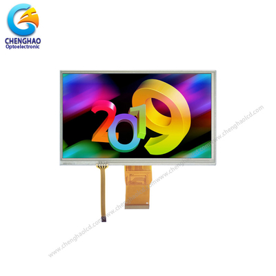 7.0 Inch Touch Screen Display Panel 350 Cd/M2 con interfaccia RGB parallela a 24 bit