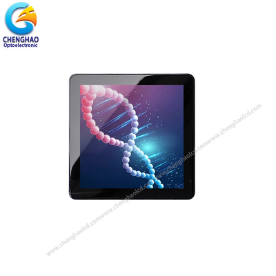 Display LCD a tocco quadrato a effetto nero di 3,95 pollici TFT LCD a tocco capacitivo