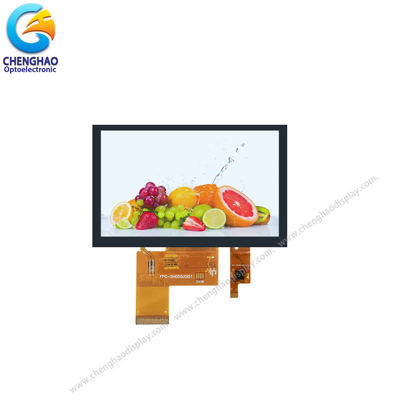 Angolo di visione libero a 5,0 pollici 40pin TFT LCD dell'esposizione capacitiva di 800*480