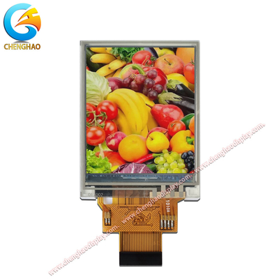 Personalizzato 200~2000 Cd/m2 Luminanza Touch Screen LCD da 1,8 pollici 128x160 Pixel