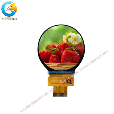 Display rotondo ad alta luminosità Tft Lcd da 2,1 pollici con retroilluminazione a LED bianca da 600 cd/m2