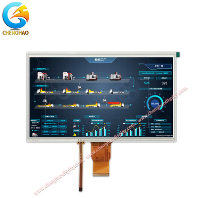 10.1 pollice Dimensione Color Screen Tft Lcd Modulo 1024x600 pixel Lcm