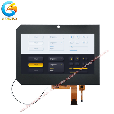 Display da 8 pollici LVDS Interfaccia 1280x720 Tft Lcd con tocco capacitivo