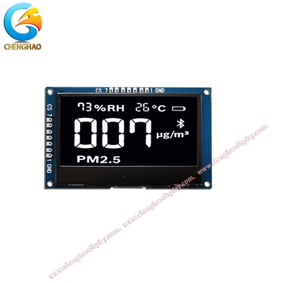 Modulo di visualizzazione SPI OLED compatibile con la ROHS 128x64 2.42 pollici utilizzando la modalità di visualizzazione bianca