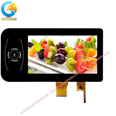 Capacitivo 7.0 pollici Piccolo schermo LCD touch 1024 * 600 pixel Interfaccia RGB