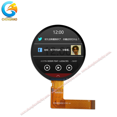 1.8 pollici LCD TFT rotondo con risoluzione 360x360 85/85/85/85 angolo di visione libero