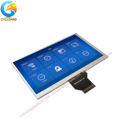 7 pollici schermo LCD personalizzato 800 * 480 Risoluzione 50pins Color Tft Display