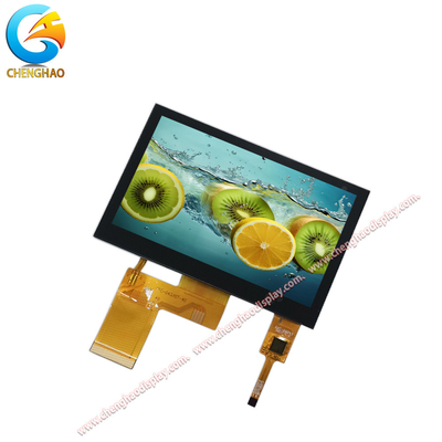 480x272 Risoluzione 4,3 pollici LCD Display Modulo TFT Capacitive touchscreen Normalmente Display nero Modalità Alta temperatura