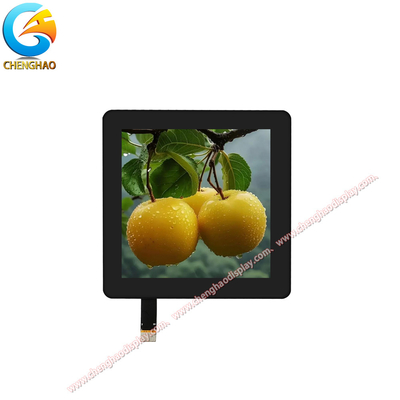 Display LCD medicale da 4 pollici tutto nero 480x480 con interfaccia MIPI