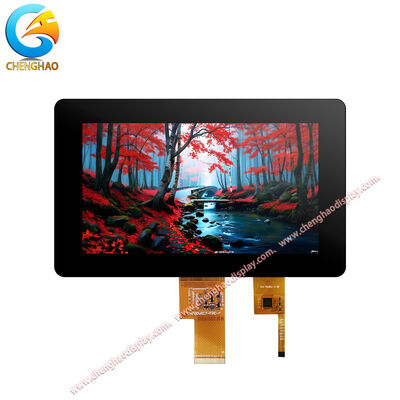 Touchscreen leggibile alla luce solare IPS TFT da 7 pollici 1024x600 con display ad ampia temperatura