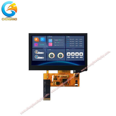 4.3 pollici IPS TFT LCD Display 800×480 Risoluzione Touchscreen capacitivo Interfaccia SPI