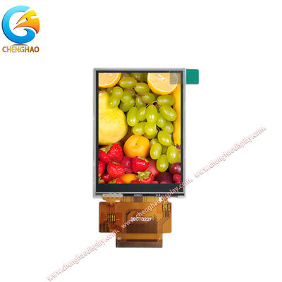 Modulo di visualizzazione a touchscreen industriale da 2,8 pollici, temperatura ampia (-20~+70°C), FPC a 50 pin