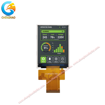 Modulo Display LCD IPS TFT da 2,8 pollici 240x320 QSPI 300 Nits per HMI Industriale