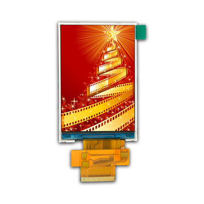 16 18 bit MCU SPI LCD Display Module 300cd/m2 ROHS 3,5 pollici