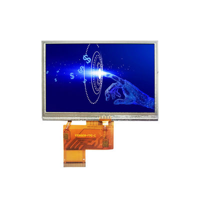 250nit 480x272 Modulo di visualizzazione LCD resistivo RGB 40 Pin 4,3 pollici