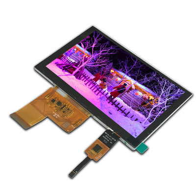5 pollici CTP Iso9001 Lcd touch screen modulo 800x480 24 bit RGB
