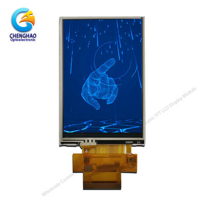 Display LCD RTP trasmissivo IPS TFT 3,5' 320x480 pannello touchscreen resistivo