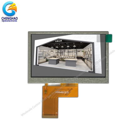 4.3inch 300Nits Color TFT LCD Monitor Monitor Screen Modulo