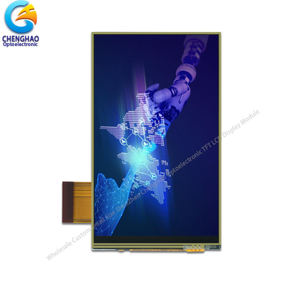SPI Industrial LCD Display Monitor Trasmettitore 24 bit RGB 300cd/m2