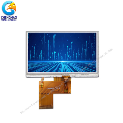 230 cd/m2 TFT LCD Display Module 480x272 Dots4.3in FPC Halogen Free