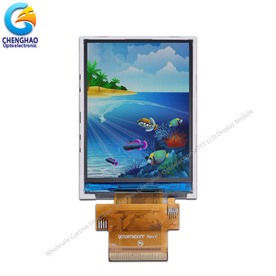 2.8 pollici modulo di visualizzazione LCD Tft 8 / 9 / 16 / 18 bit Interfaccia di sistema serie 8080