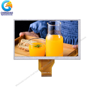 260 Cd/M2 Kit di visualizzazione LCD da 7 pollici 800X480 Pixel Interfaccia RGB 24 bit